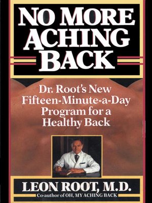 cover image of No More Aching Back
